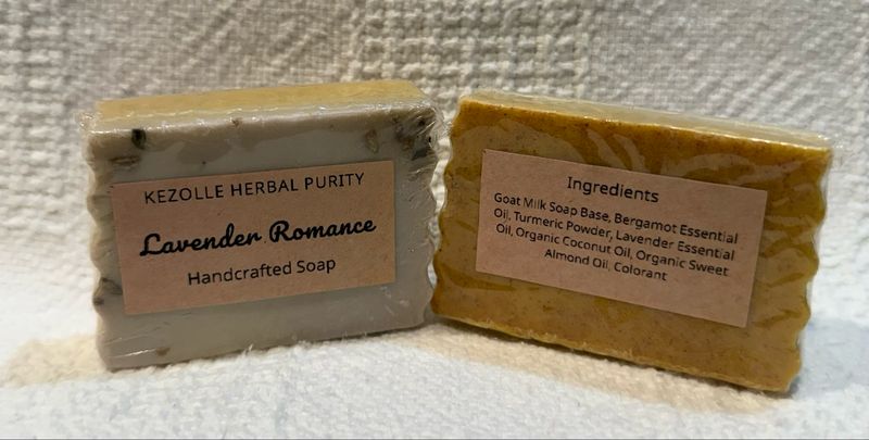 Lavender Romance Half Size Soap Bar