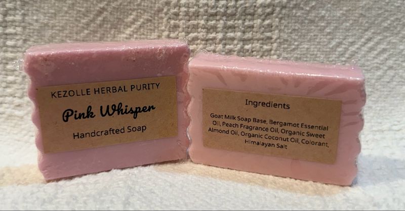 Pink Whisper Half Size Soap Bar