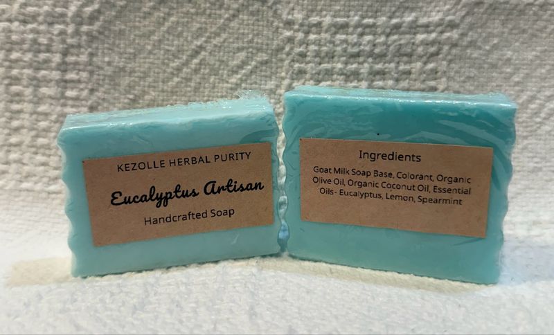 Eucalyptus Artisan Half Size Soap Bar