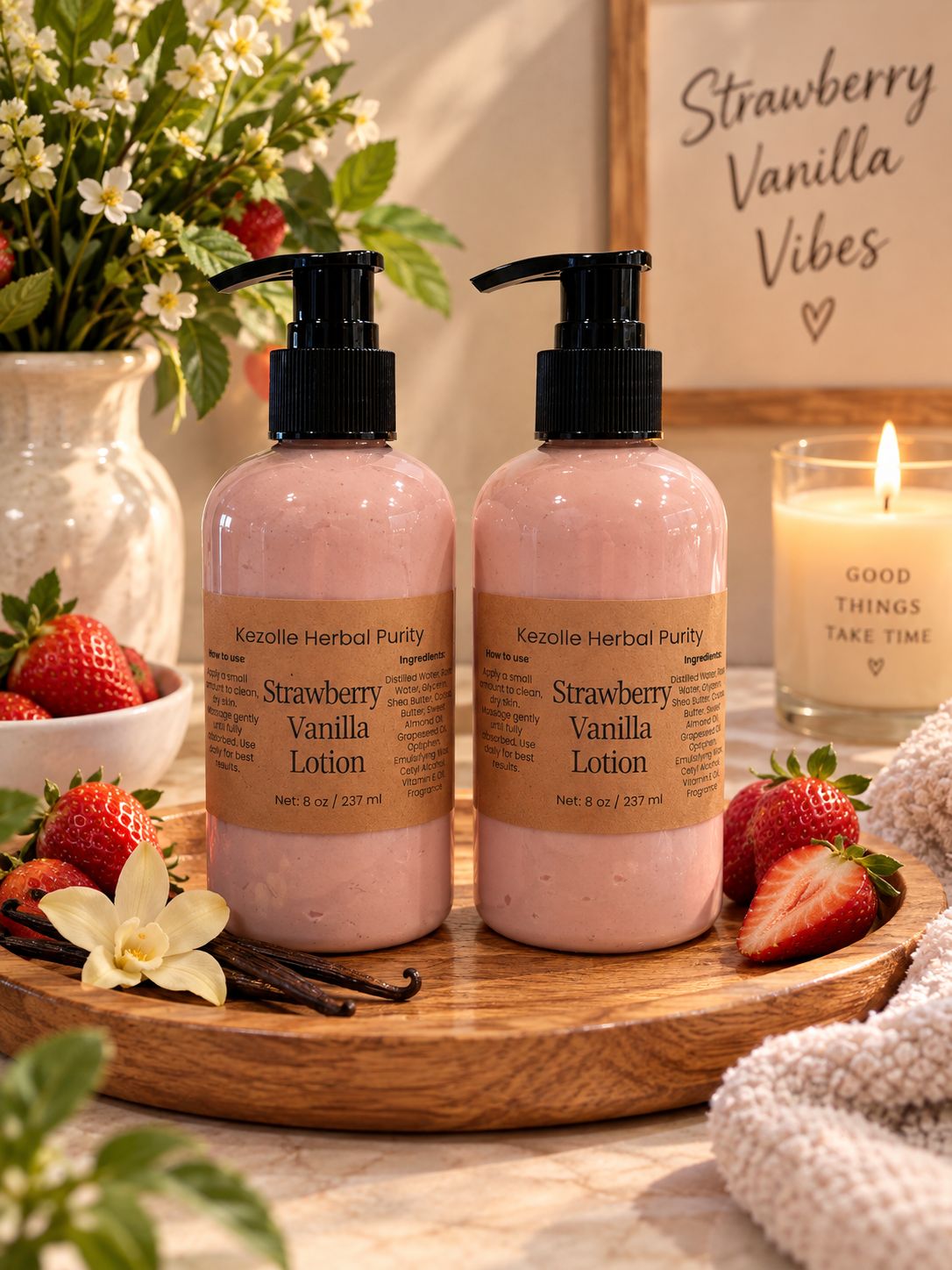 Strawberry Vanilla/ Lotion