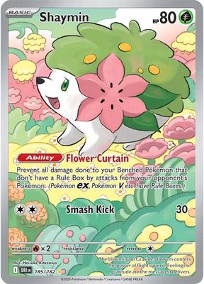 Shaymin - 185/182 - SV10: Destined Rivals (DRI) Illustration Rare