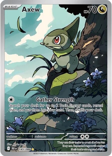 Axew - 145/086 - SV: Black Bolt (BLK) Illustration Rare
