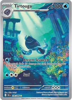Tirtouga - 106/086 - SV: Black Bolt (BLK) Illustration Rare