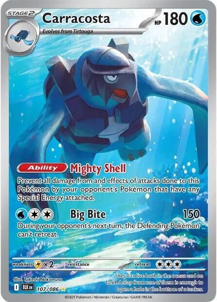 Carracosta - 107/086 - SV: Black Bolt (BLK) Illustration Rare