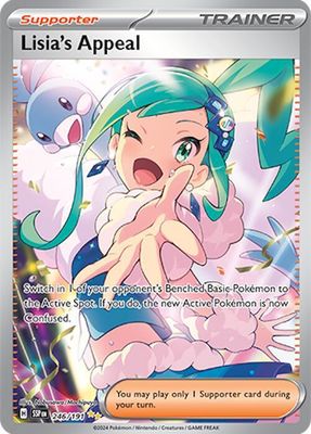 Lisia&#39;s Appeal - 246/191 - SV08: Surging Sparks (SSP) Secret Illustration Rare