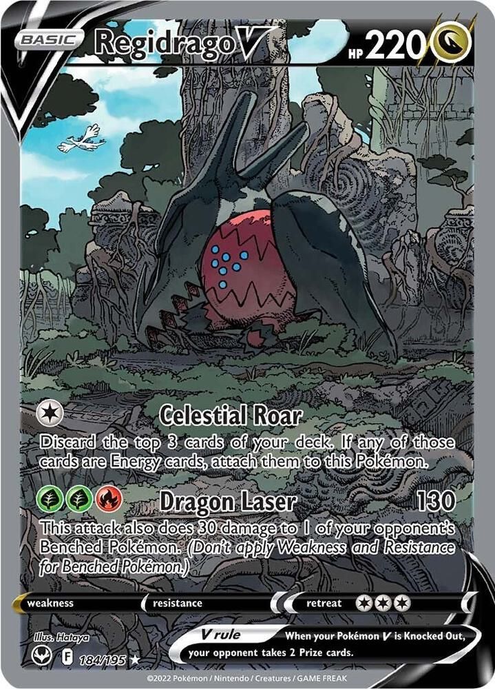 Regidrago V (Alternate Full Art) - SWSH12: Silver Tempest (SWSH12) 184/195