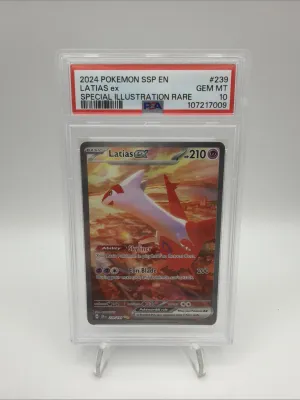 Latias EX Holo PSA 10 Gem Mint Surging Sparks 239/191 SV08