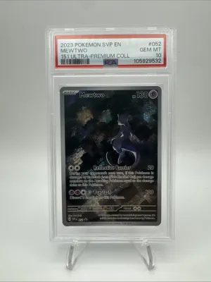 Pokemon 151 SVP Promo Ultra-Premium Collection #052 Mewtwo PSA 10