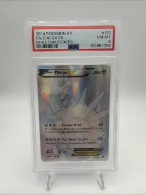 Dialga EX Phantom Forces Holo PSA 8 122/119 XY