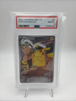 Pokemon Horizons Captain Pikachu #0709/09 PSA 10 Gem Pack