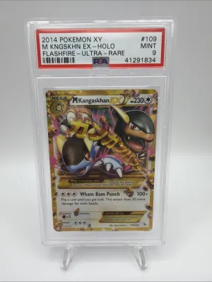Pokemon XY Flashfire M Kangaskhan EX #109 Flashfire-Ultra Rare PSA 9