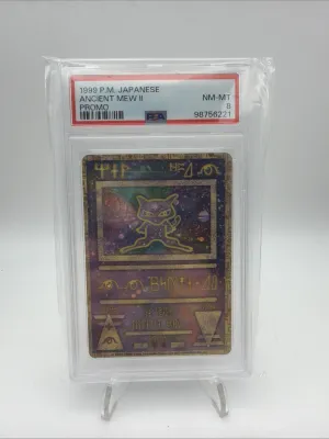 1999 Japanese Pokemon Promo Ancient Mew II PSA 8