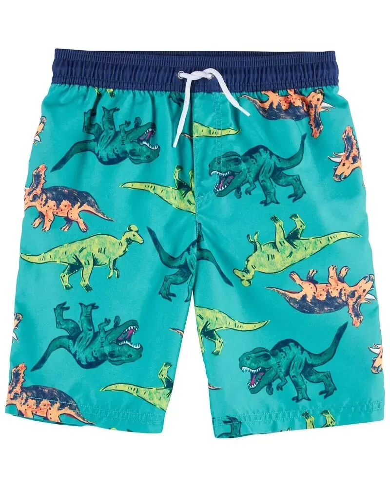 Pantaloneta de baño dinosaurios para niño