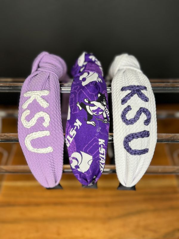 KSU Top Knot Headband