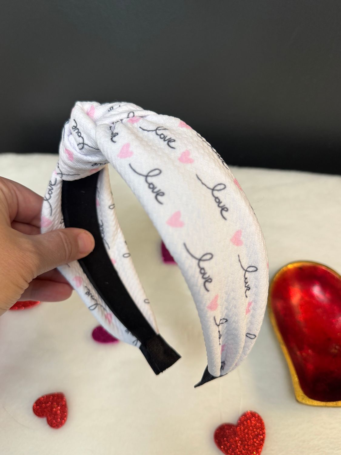 Love Top Knot Headband