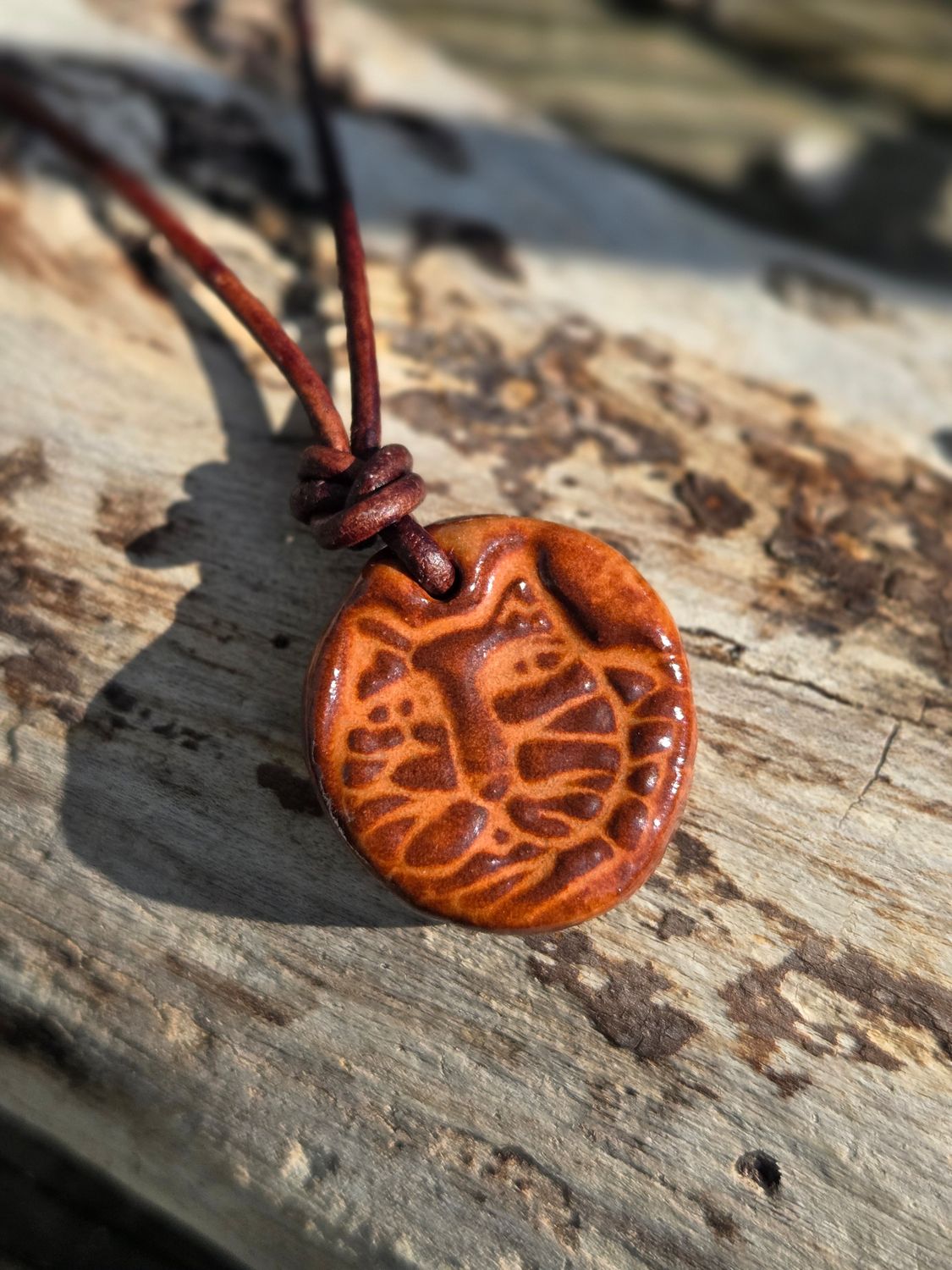 Stoneware pendant 