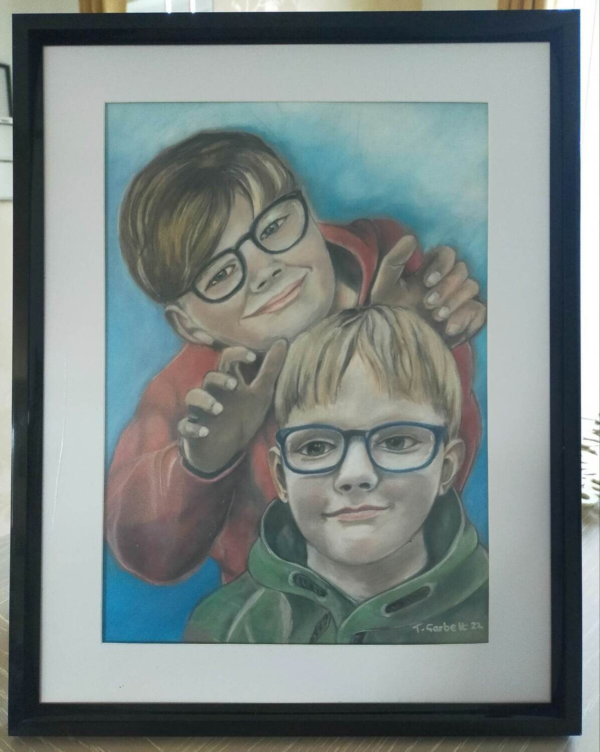 Portraits. Why not have a picture of your loved one or a painting for family members or friends