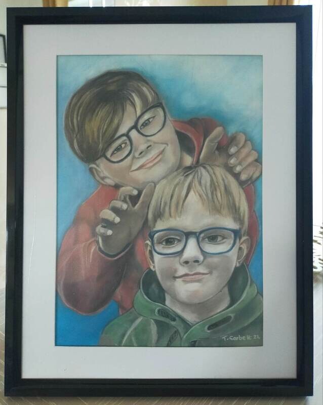 Portraits. Why not have a picture of your loved one or a painting for family members or friends