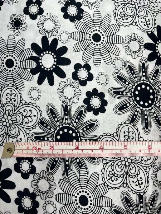White & Black flowers