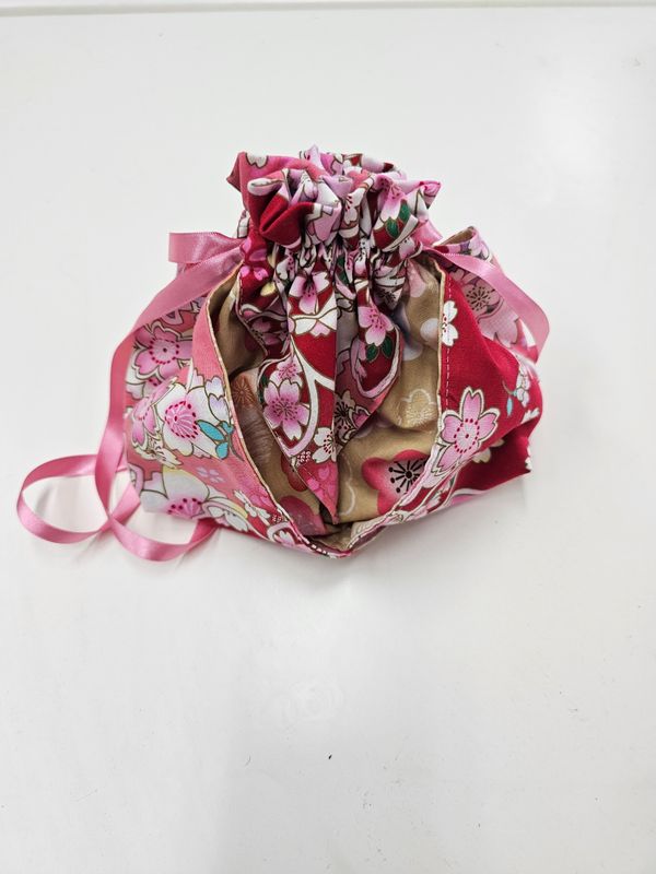 Pink Origami Bag