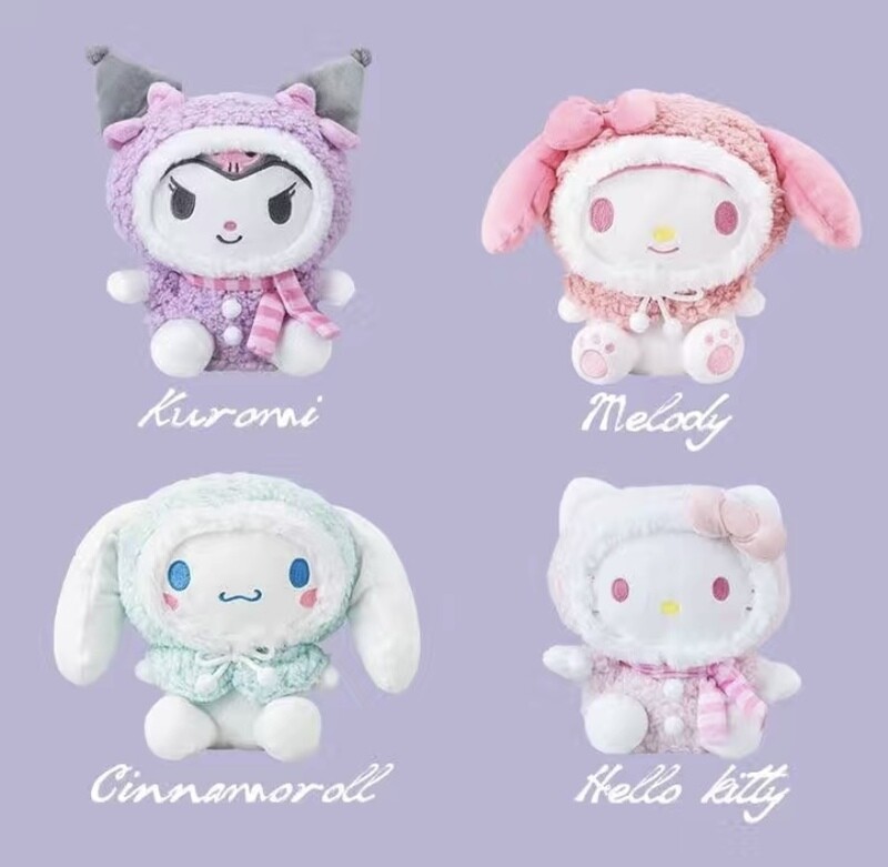 ONLY 24.99 Sanrio Plush! Cinnamon roll, Hello Kitty, Kulomi, and Melody!
