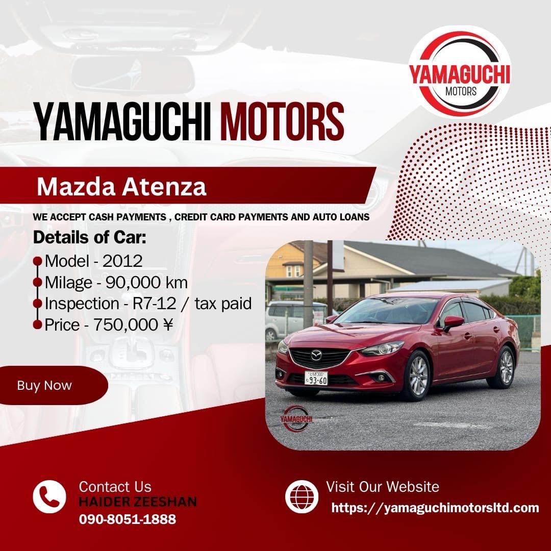 Mazda Atenza Skyactive Technology