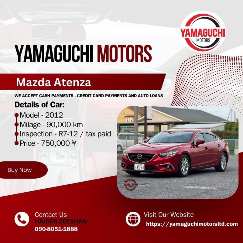 Mazda Atenza Skyactive Technology