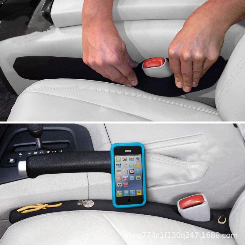 Car Seat Gap Plugs Are Used To Fill The Gap Space With Anti-leakage And Anti-pinch Side Seams To Prevent Falling And Filling., Size: 46*5*5CM, Color: Black