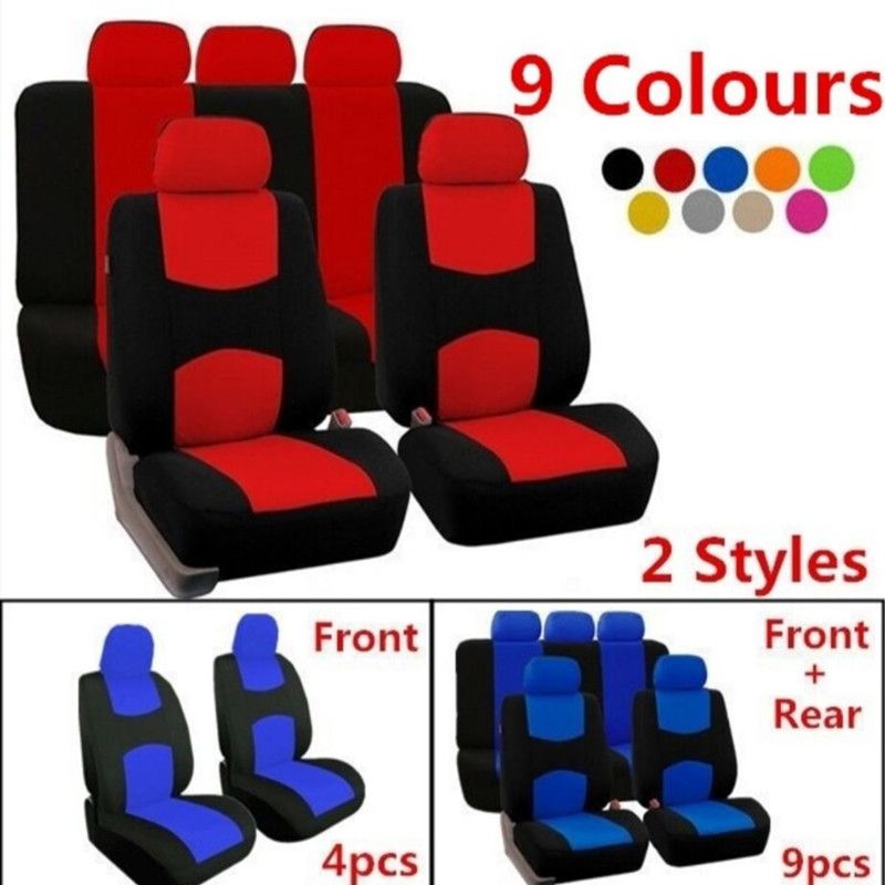 Trade General Car Seat Cover Wish Front Seat 9-piece Set Factory Direct Sale 4-piece Set Large Stock Cross-border
