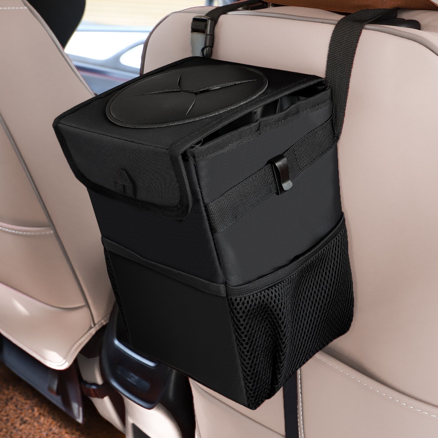 Car Garbage Can Multifunctional Foldable, Color: Vehicle trash can, Appearance size: 15*16*25cm