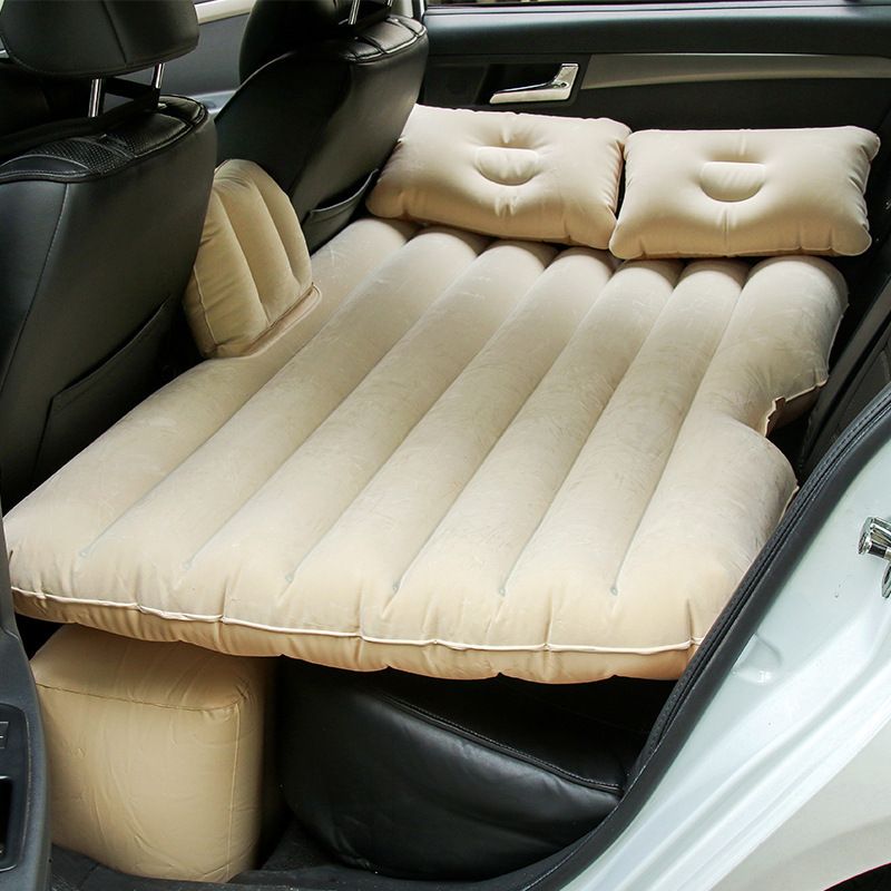 Direct Car Lathe Car Air Mattress Car Travel Split Flocking SUV Mattress Car Air Bed
