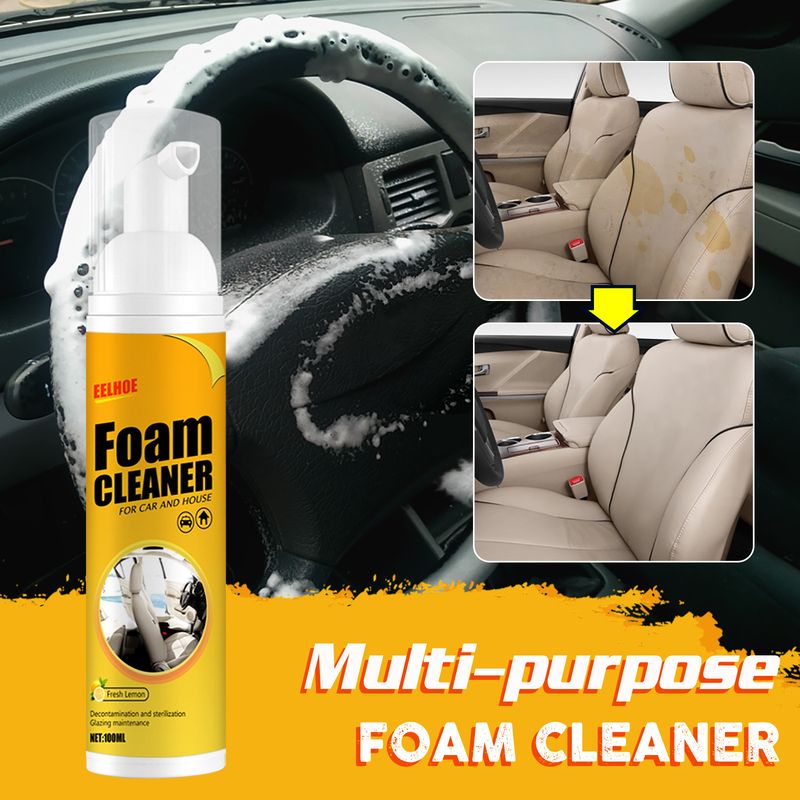 EELHOE Multifunctional Foam Cleaner Supplies Car Interior Decontamination Seat Cleaner Foam Head