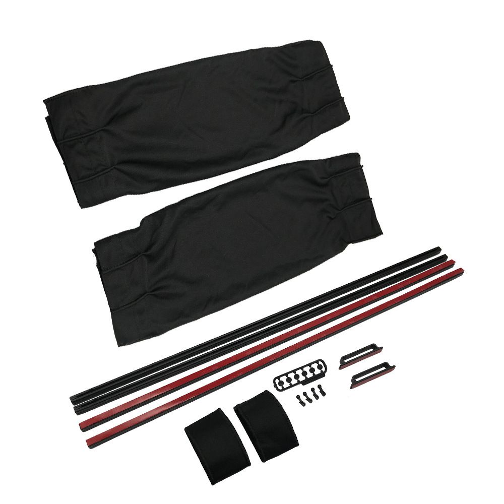 Cross-border Hot-selling Car Windshield 50S Pure Black Shading Anti-ultraviolet Heat Insulation Car Front And Rear Windshield Sunshade, Dimensions: 50s pure black