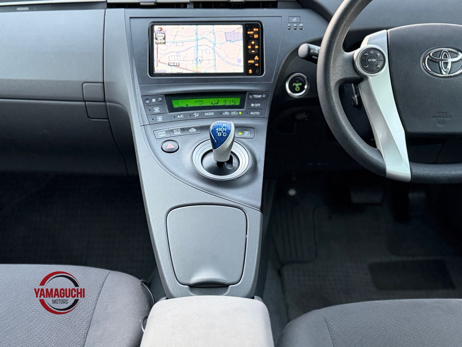 Beautiful Toyota Prius Hybrid In Black Colour 