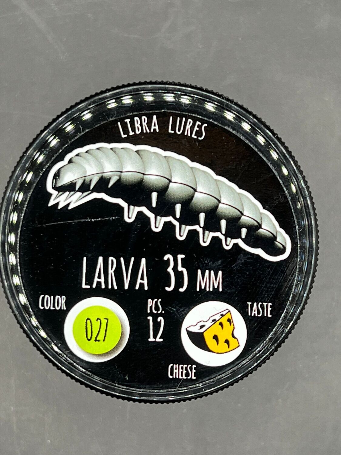 Libra Lures " Larva 35mm" NO 027 Mint Green