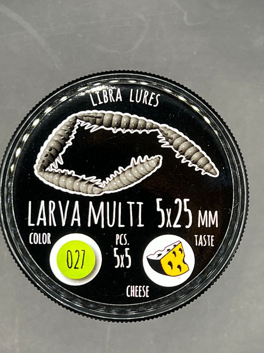Libra Lures " Larva Multi 5x25mm" NO 027 Mint