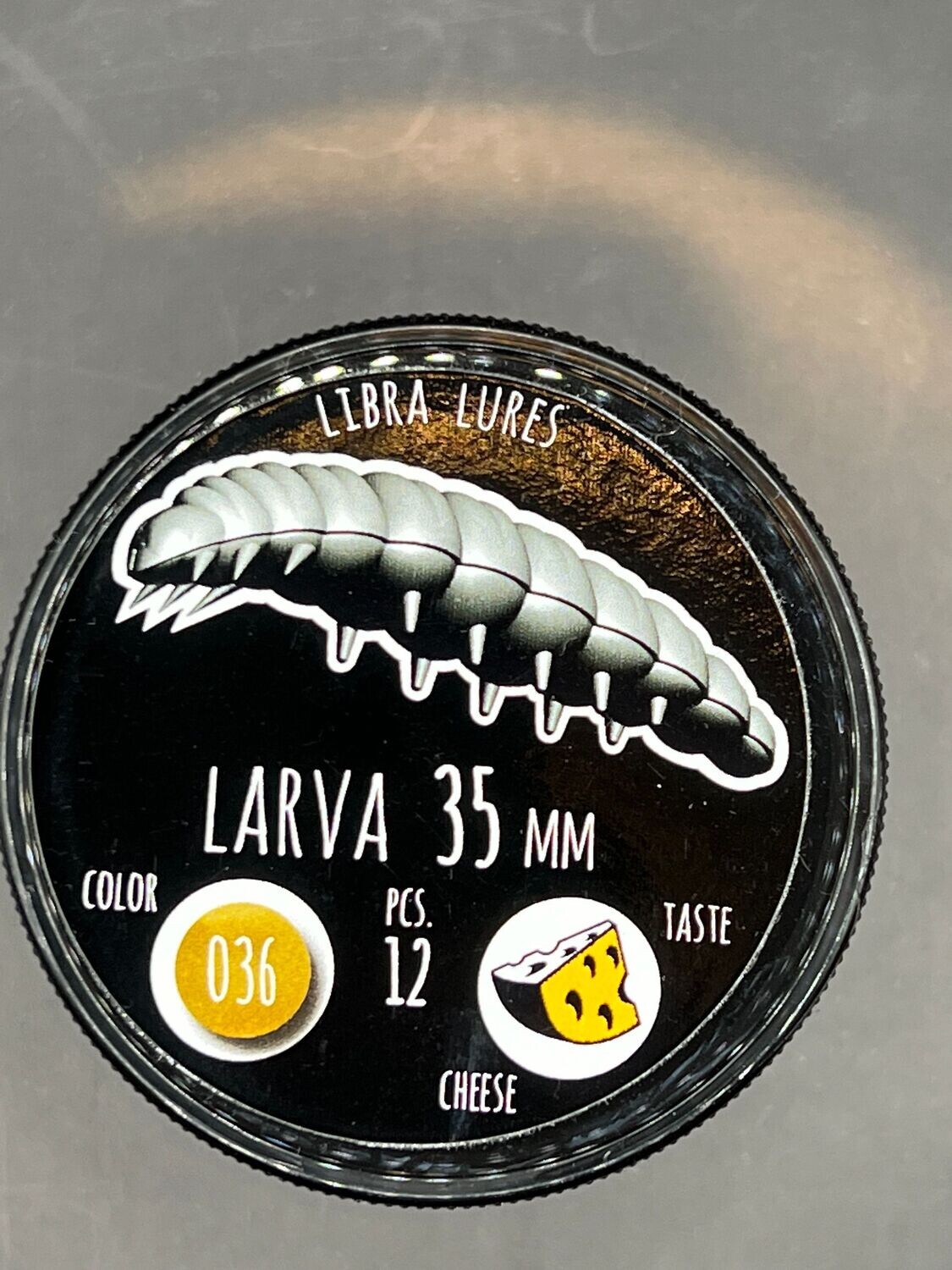 Libra Lures " Larva 35mm" NO 036 Coffee Milk