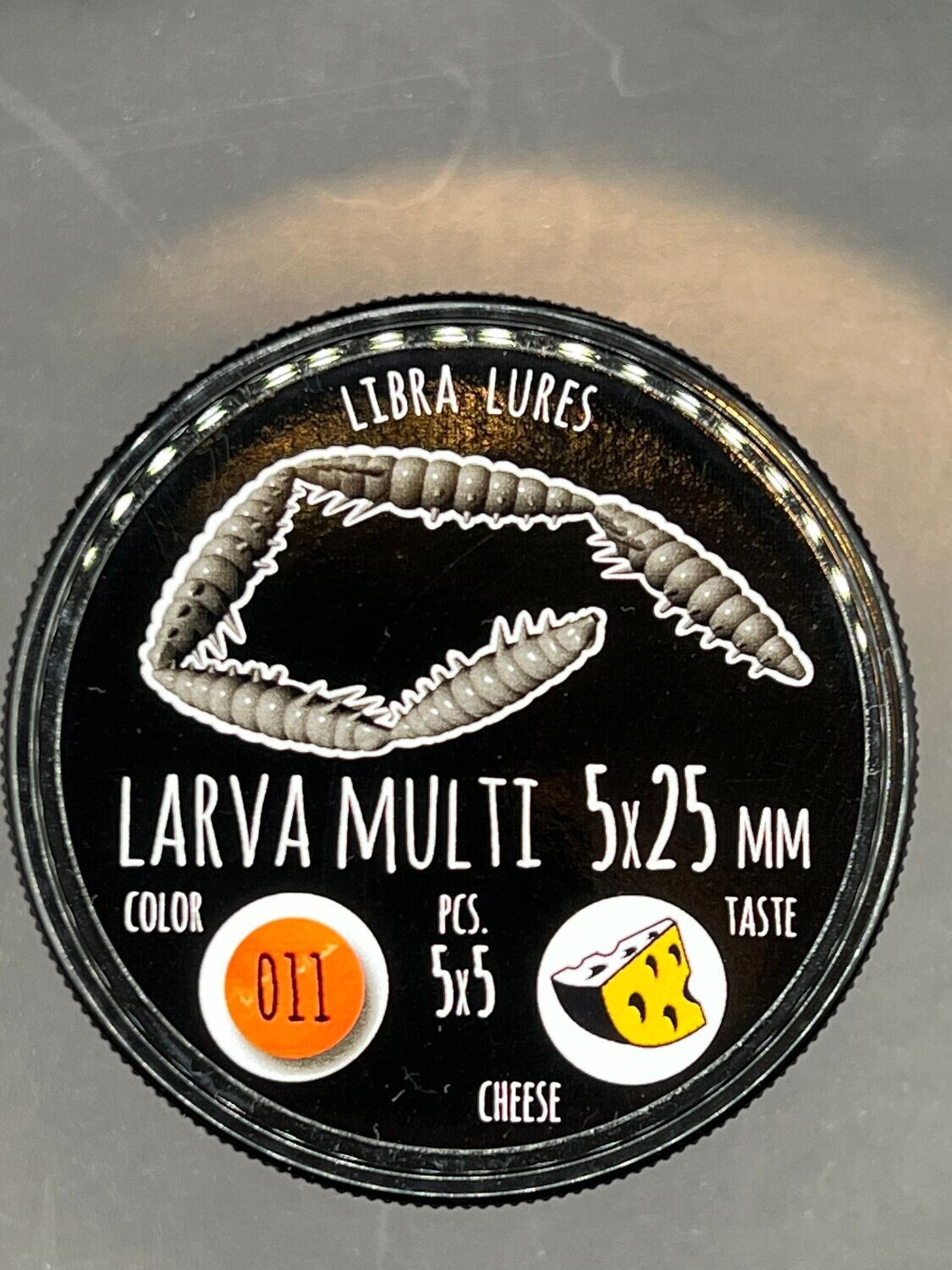 Libra Lures "Larva Multi 5x25mm" NO 011 Orange