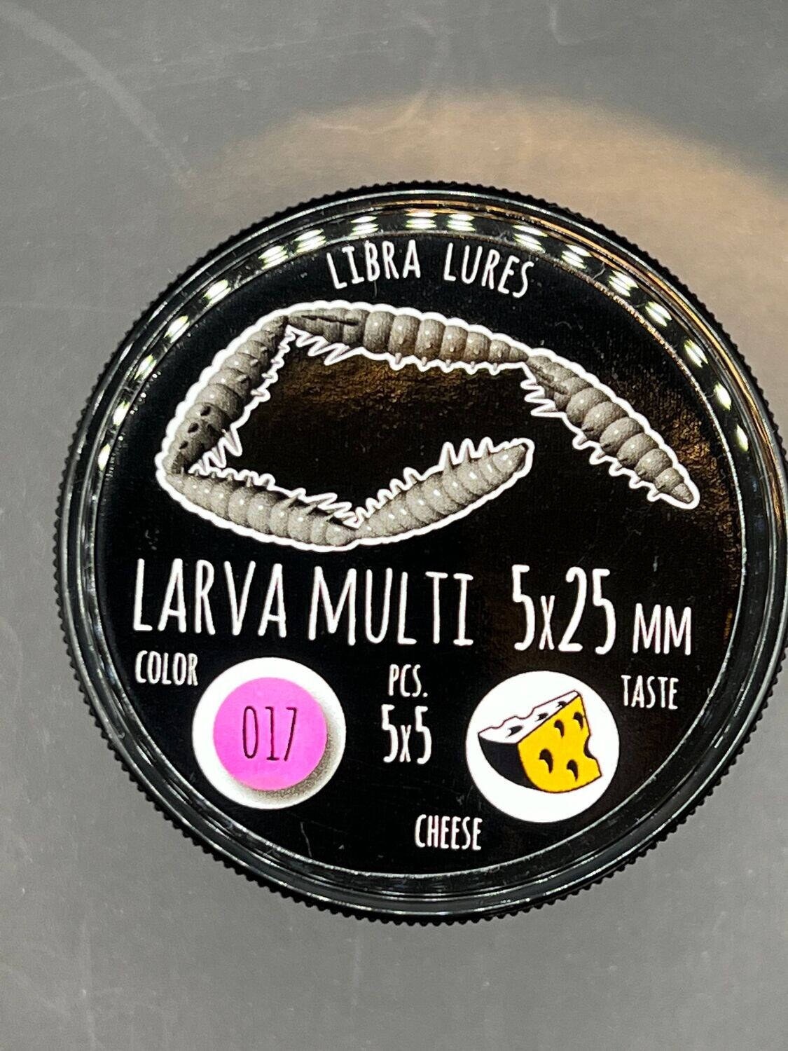 Libra Lures "Larva Multi 5x25mm" NO 017 Pink