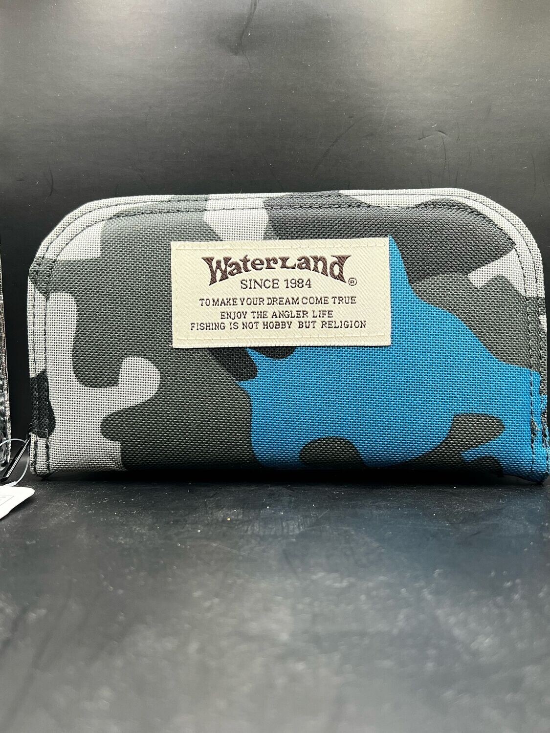 WALTERLAND SPOON WALLET CAMOUFLAGE BLAU  "M"
