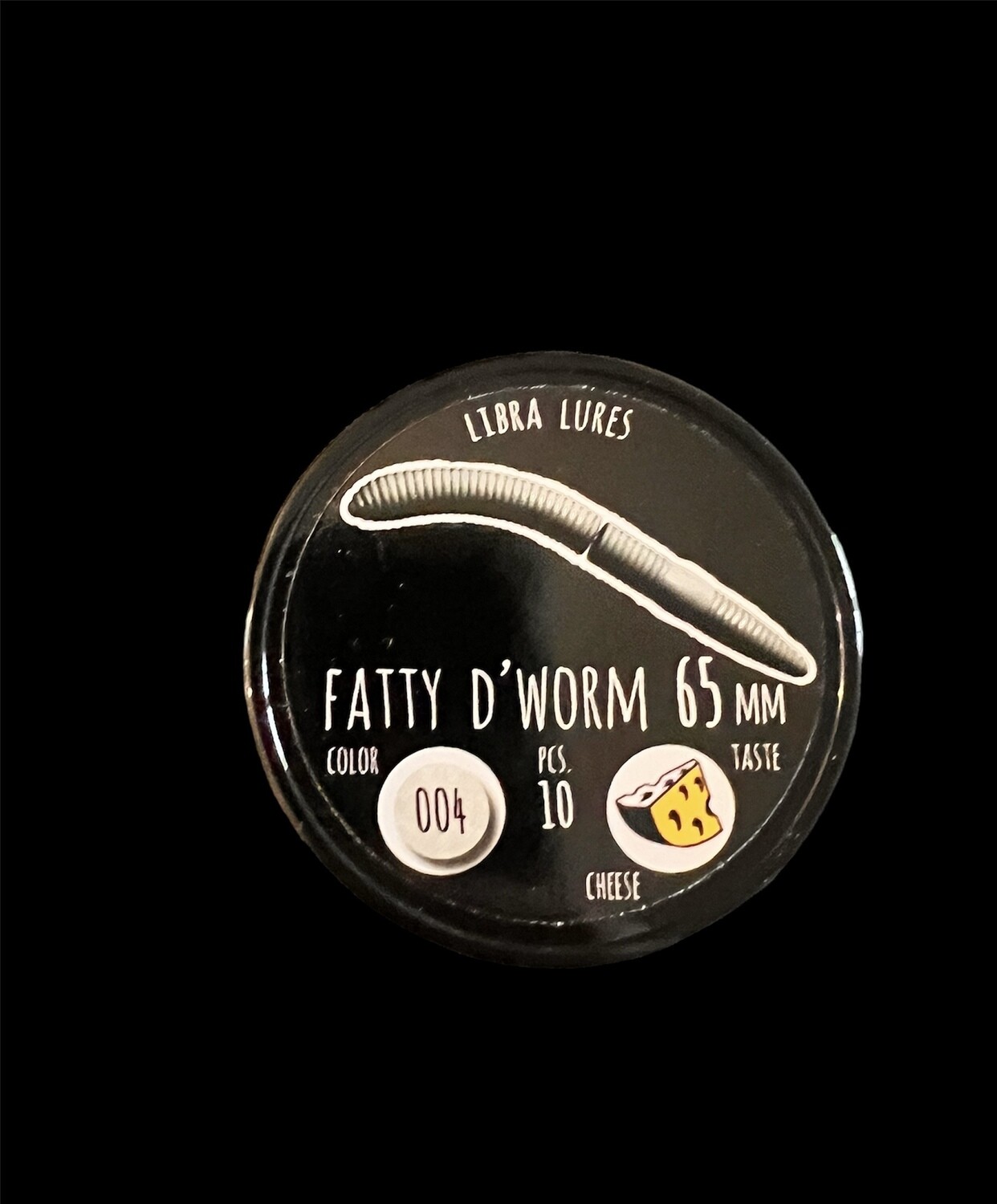 Libra Lures „ Fatty D‘ Worm 65mm Silver Pearl  004
