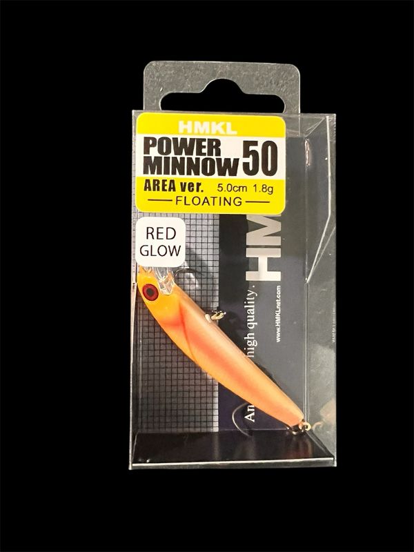 HMKl Power Minnow 50 Red Glow Pale Orange HMKl Power Minnow 50 Red Glow Pale Orange