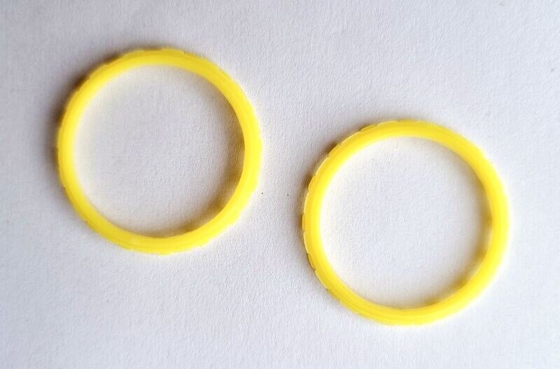 Custom Accent Rings for PS5 - Yellow