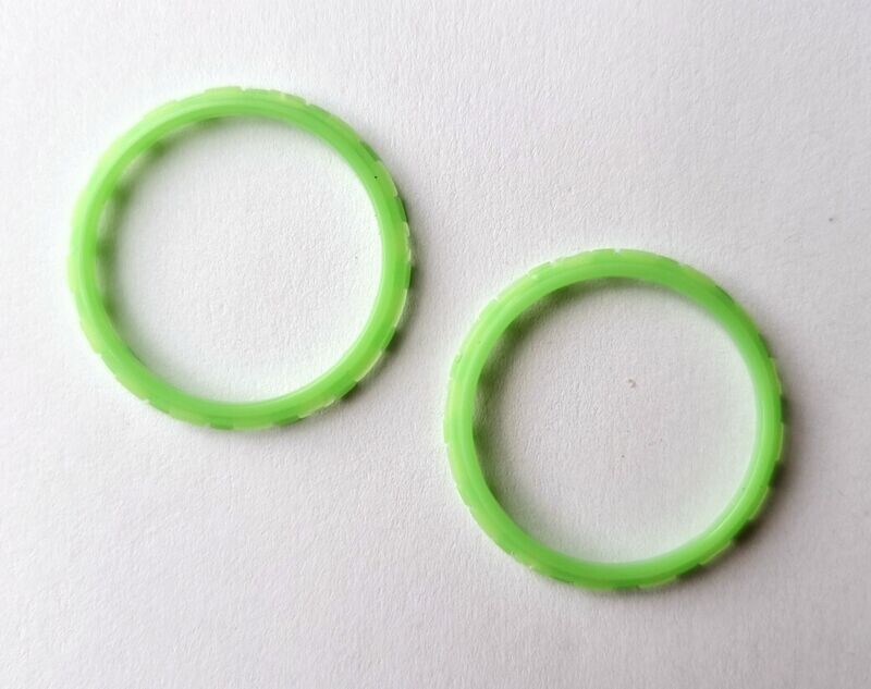 Custom Accent Rings for PS5 - Light Green