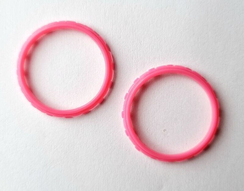 Custom Accent Rings for PS5 - Pink