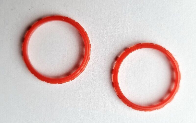Custom Accent Rings for PS5 - Red