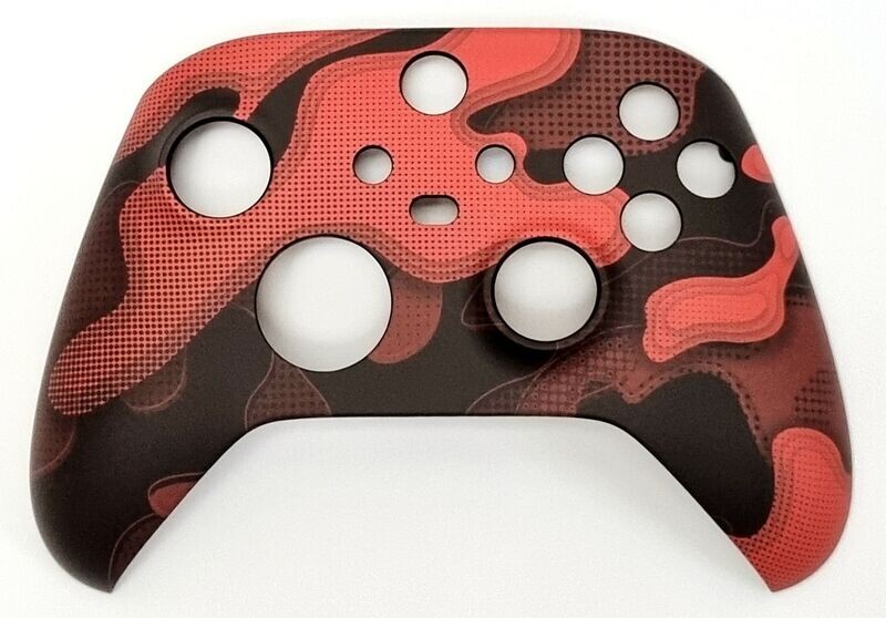 Xbox Series X/S Front Shell - Red Camo