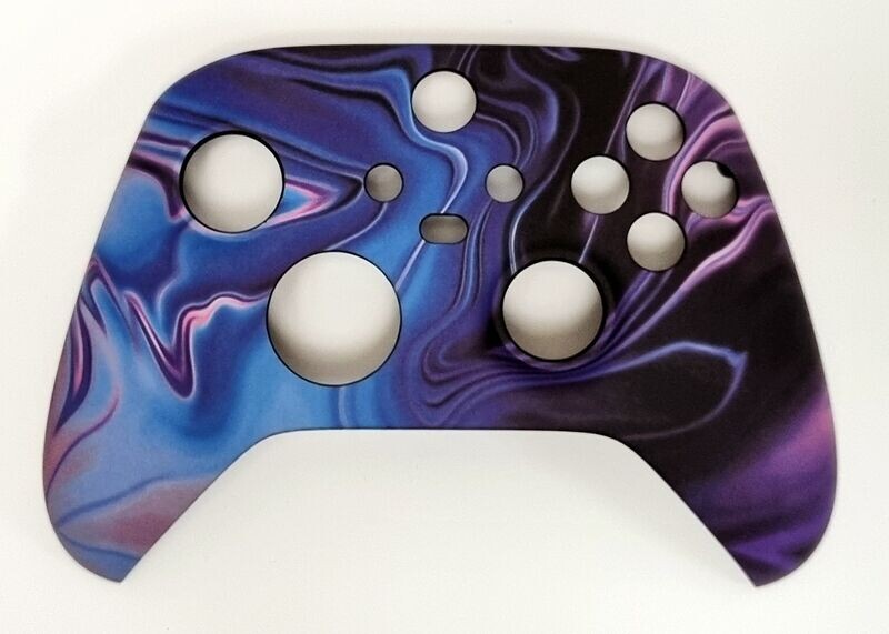 Xbox Series X/S Front Shell - Blue / Purple / Black Swirl