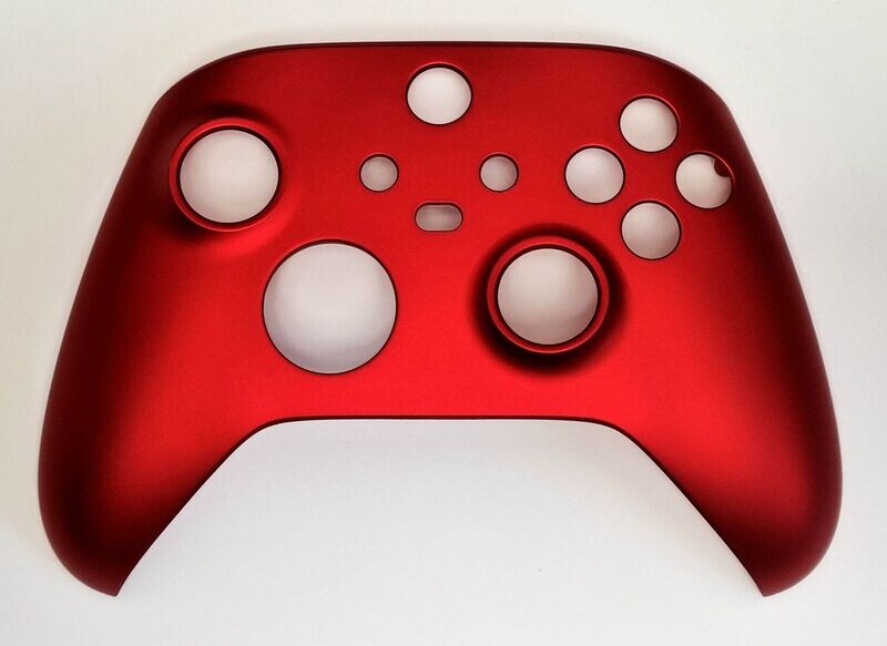 Xbox Series X / S Custom Front Shell - Vampire Red Soft Touch
