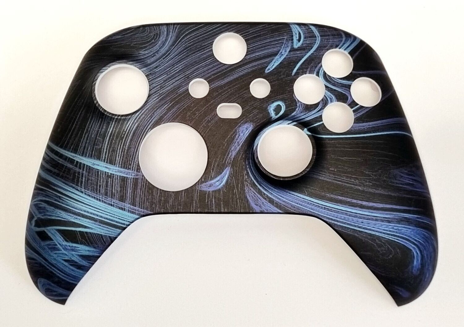 Xbox Series X/S Front Shell - Black & Blue Swirl